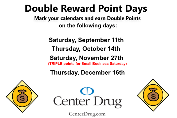 Double Point Reward Days