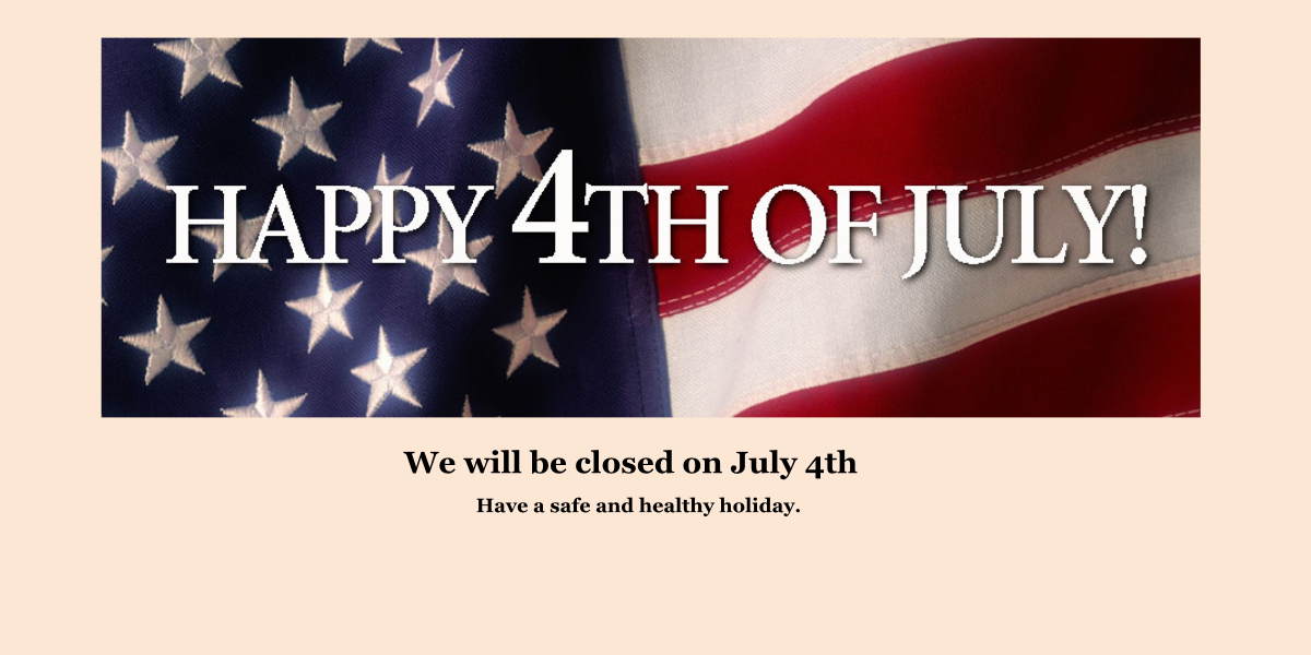 Closed on July 4th