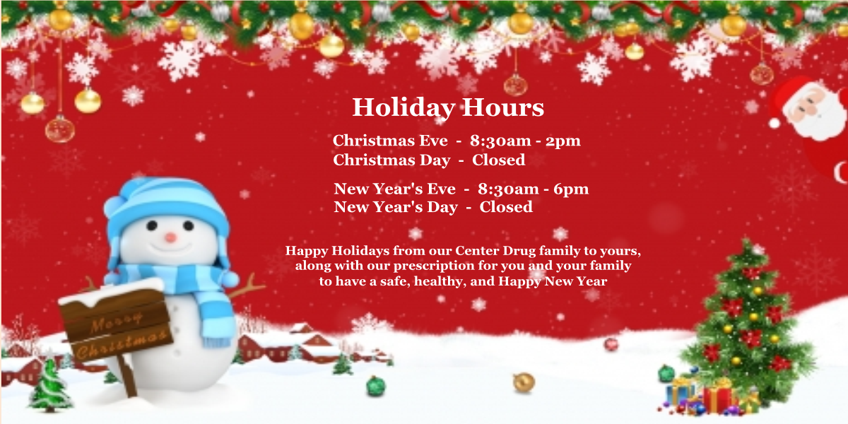 Christmas and New Years Hours